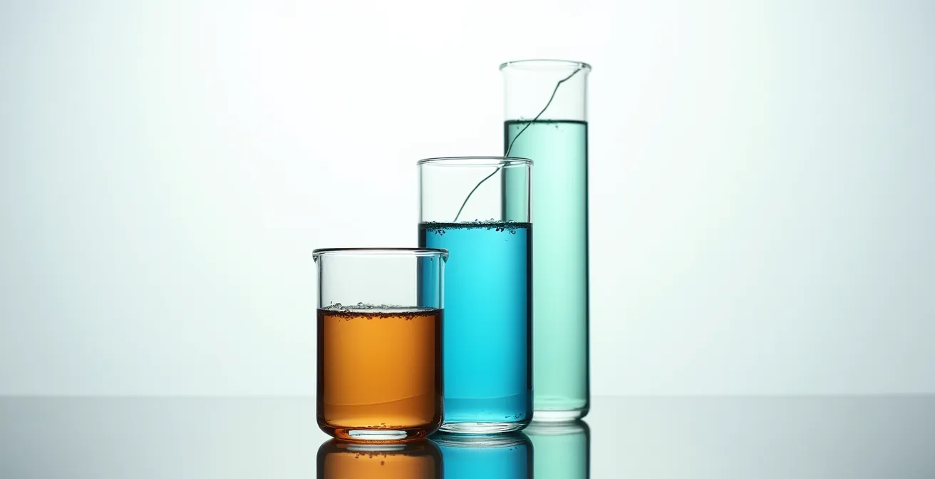 Graphique comparatif montrant les courbes d'absorption de la nicotine pour cigarette, sels de nicotine et base libre