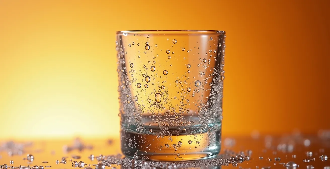 Molécules de glycérine végétale formant de la vapeur dense dans un atomiseur