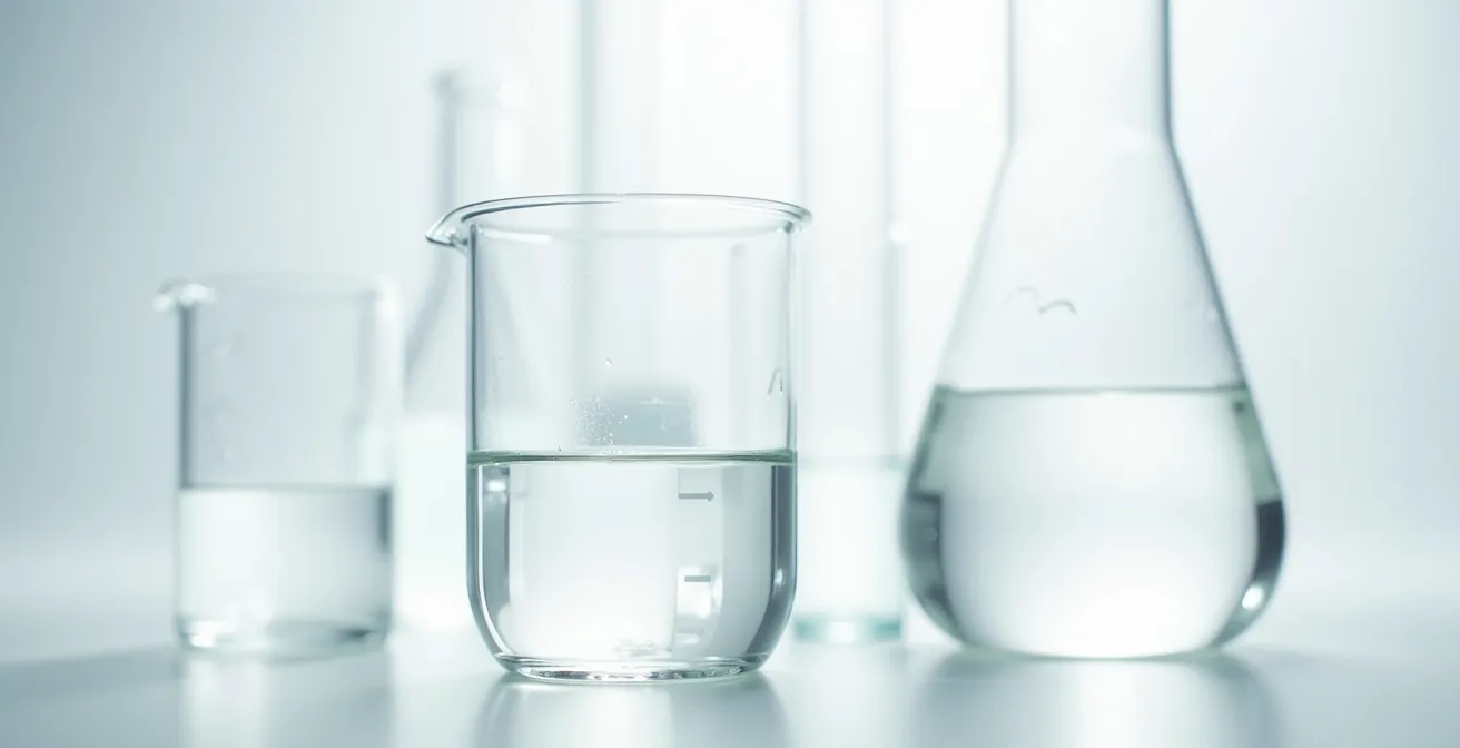 Comparaison visuelle de la structure moléculaire du PG et du Végétol en laboratoire